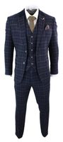 Mens 3 Piece Check Suit - 15532 news